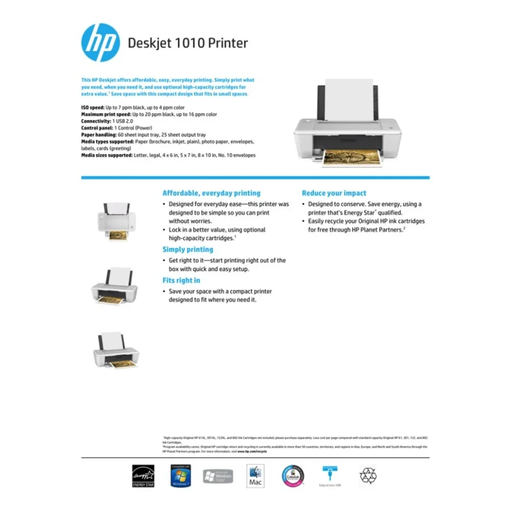 HP deskjet 1010